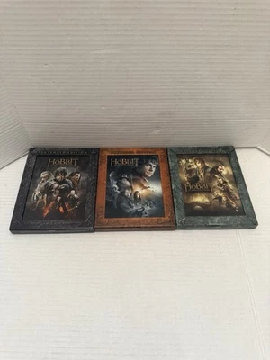 Lot of 3 THE HOBBIT Extended Edition Blu-ray. Desolation...Journey...Five Armies - Image 1 of 4