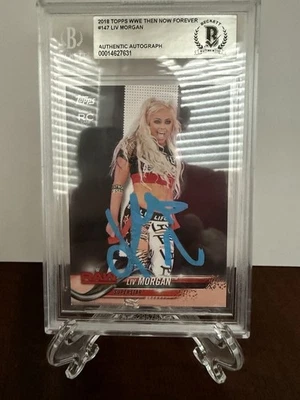 Liv Morgan 2018 Topps WWE Then Now Forever #147 RC Autographed Hand Signed BGS - Image 1 of 4