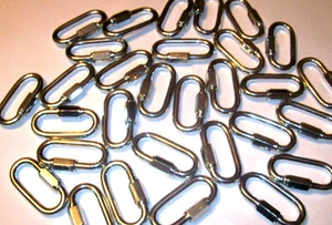 12 QUICK LINK SAFETY HOOK 1/4" 880lb RATED TOWING 506 - Picture 1 of 1