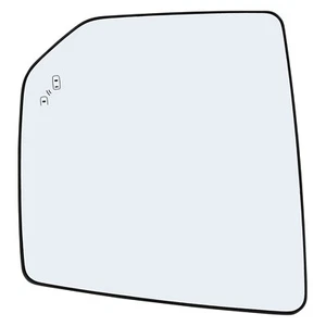 Driver Side Mirror Glass Assembly For 2015-2020 Ford F-150 Heated Blind Spot BS - Bild 1 von 10