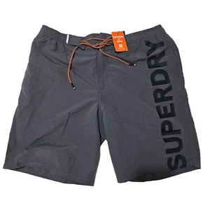Superdry Classic 19 Logo Boardshorts Herren XL anthrazit - Badeshorts - Bild 1 von 4