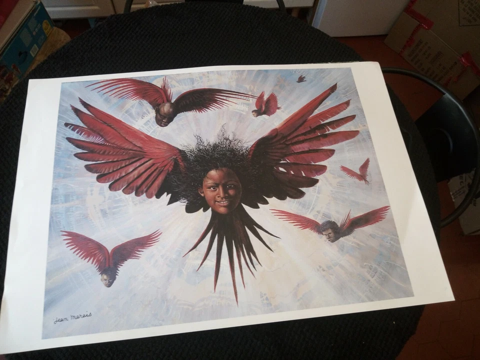 - Jean MARAIS  Lithographie signée 67x97 - Photo 1/1