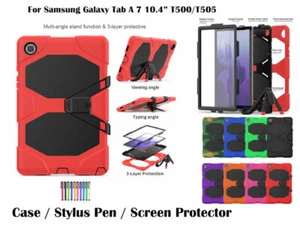 Tough Heavy Duty Strong Case For Samsung Galaxy Tab A7 10.4 (2020) T500/T505 - Picture 1 of 8