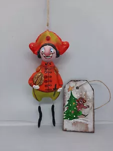 $30 OFFWhimsical Nutcracker, Handmade Christmas toy in folk style with handmade - Picture 1 of 9