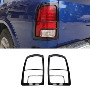 High Gloss Black Tail Light Lamp Cover Overlay Trim For 2010-2018 Ram 1500 - Bild 1 von 9