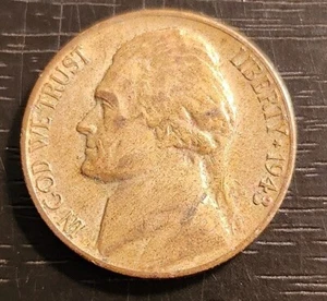 1943-S Jefferson War Nickel - 35% Silbermünze - Stempelglanz - 3er Set - Bild 1 von 8