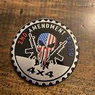 2nd Amendment gun Rated 4X4 Fender Badge for JEEP WRANGLER YJ JL JK emblem