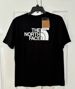 2020 The North Face Boys Half Dome Logo Short Sleeve T-Shirt BLACK XL 18 20 NWT - Picture 1 of 11