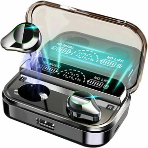 True Wireless Earbuds Waterproof Headset Headphones With Mic Case for Bluetooth - Zdjęcie 1 z 12