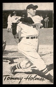 1947 W572 D305 Bond Bread Baseball #19 Tommy Holmes NM/MT