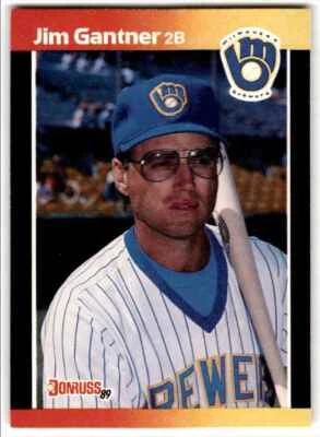1989 Donruss Jim Gantner c Milwaukee Brewers #264 - Image 1 of 2