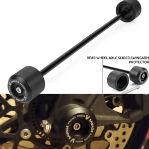 CNC Rear Wheel Axle Slider Swingarm Protector For HONDA XR650R CR125R CR250R - Picture 1 of 8