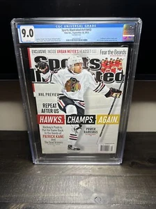 CGC 9.0 NEWSSTAND EDITION Sports Illustrated-Patrick Kane-September 30 2013 - Picture 1 of 1