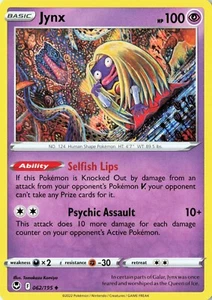 2022 Pokemon Sword & Shield Silver Tempest 062/195 Jynx - Picture 1 of 3