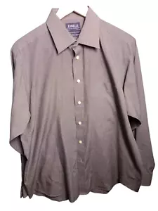Jonelle Shirt Grey Textured Long Sleeve Men's UK Size 3XL 49" Chest 16.5" Collar - Picture 1 of 6
