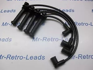 BLACK 10MM PERFORMANCE IGNITION LEADS FOR THE FIESTA ST150 MK6 VI QUALITY LEADS - Picture 1 of 4