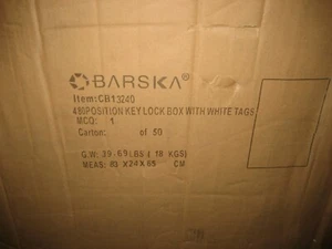 Barska 480 Key Cabinet Gray CB13240 - Picture 1 of 10