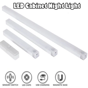10-50cm LED Motion Sensor Under Cabinet Light USB Type-C for Closet Wardrobe - Picture 1 of 13