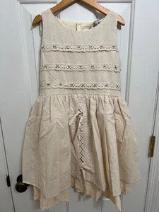 NWT NEW Well Dressed Wolf WDW Neutral Elizabeth Dress Size 8 Beach Pictures - Picture 1 of 4