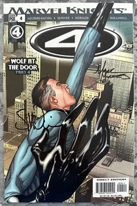 Fantastic Four Marvel Knights 4 #4 Signed Steve McNiven & Mark Morales Civil War - Picture 1 of 13