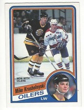 MIKE KRUSHELNYSKI 1984-85 O-Pee-Chee #248 NM-MT NHL Edmonton Oilers