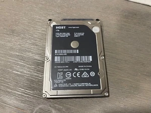HGST 1TB 2.5" Hard Drive 5K1000-1000  5400RPM Tested - Afbeelding 1 van 1