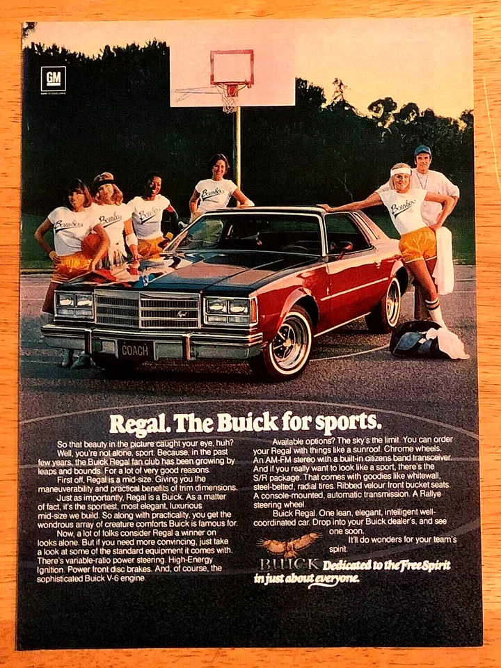 1977 BUICK REGAL S/R SPORT COUPE—VINTAGE MAGAZINE ADVERTISEMENT PRINT AD - Image 1 of 1