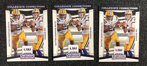 2020 Joe Burrow RC LSU Contenders Collegiate Connections Get All 3 Mint+ - Bild 1 von 2