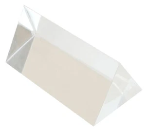 Prism, Acrylic Equilateral Prism, 25mm face x 25mm length. Optically Clear. - Picture 1 of 1