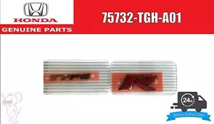Honda Genuino CIVIC TYPE-R FK8 Emblema Front TypeR Placa 75732-TGH-A01 OEM JDM - Imagen 1 de 8