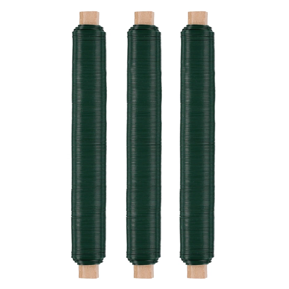 Nordstern Blumendraht Basteldraht Grün 3er Pack - Wickeldraht Floristendraht - Bild 1 von 1