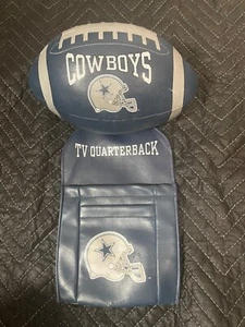Dallas Cowboys TV Quarterback Blue NFL Football Chair Remote Pocket Organizer - Picture 1 of 8