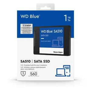 WD - Blue SA510 1TB Internal SSD SATA NEW - Afbeelding 1 van 3