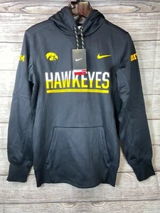 NEW Nike IOWA HAWKEYES Mens Swim Dive Dri-Fit Therma Sweatshirt Hoodie - Picture 1 of 6