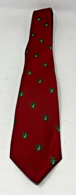 Рождественский красный галстук Jordan Marsh Holly - Изображение 1 из 3