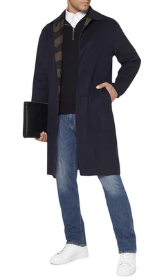 Abrigo Rag & Bone Para Hombres Brent Reversible Mezcla Lana Pequeño Ejército/Saludo - Nuevo con Etiquetas $895 Foto 1 de 4