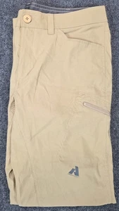 Eddie Bauer First Ascent Pants Mens 36x32 Beige Nylon Spandex Zip Pockets - Picture 1 of 6