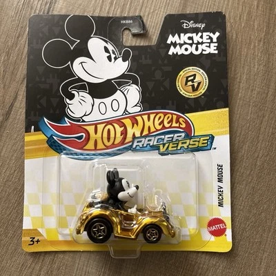Hot Wheels RacerVerse SPECIAL EDITION Golden Disney’s Mickey Mouse “ CHASE “ - Image 1 of 4