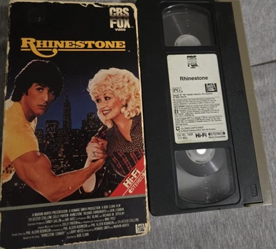 Rhinestone 1984 (VHS, 1985) Dolly Parton - Image 1 of 3