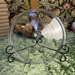Clear Glass Domed 11.5” Round  Replacement Lid (USA) Casserole Skillet Crock Pot - Picture 1 of 7