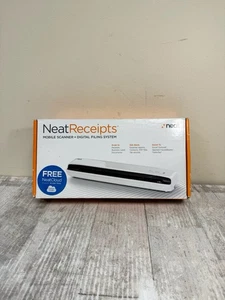 NeatReceipts NM-1000 Mobile USB Scanner 600dpi PC/Mac Box & Cable TESTED WORKS - Picture 1 of 12