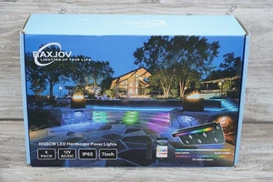 8 Pack 7 Inch 3W RGB LED Hardscape Lighting, Smart Retaining Wall Lights - Picture 1 of 3