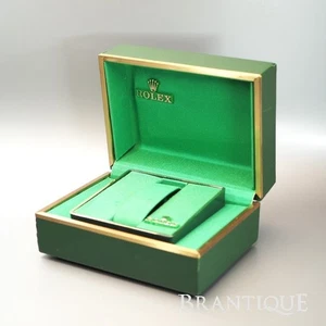 Genuine ROLEX Box Inner Box Green Vintage Empty Box - Picture 1 of 4