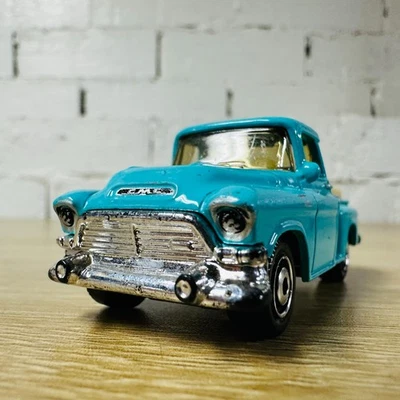 1957 GMC Stepside Turquoise Blue Cream Bed 2010 Construction - Image 1 of 4