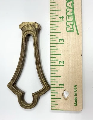 "Antigua lámpara de luz de latón macizo de principios de 1900 de 1920 con acabado de 1/4"" roscada" Foto 1 de 4