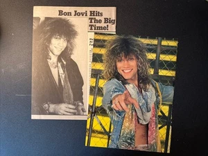 Jon Bon Jovi Pinup & Clipping From 80’s Teen Magazine. - Bild 1 von 3