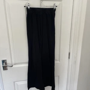 Black Flared Leggings Girls H&M 11-12 Years - Picture 1 of 2
