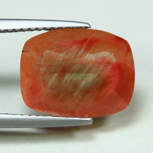 4.61 Cts_Ravishing Best Color_100 % Natural Unheated Red Andesine_Sunstone - Picture 1 of 3