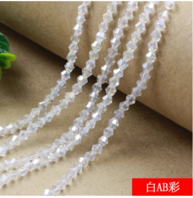 Cuentas sueltas de cristal facetado bicono de 3 mm 4 mm 6 mm 8 mm para hacer joyas Foto 1 de 4