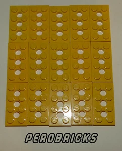 Lego 15 Plates 2x4 #3709 Yellow (Sample Photo) - Picture 1 of 1